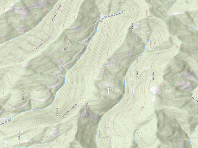 USGS topographic map of Black Canyon 001