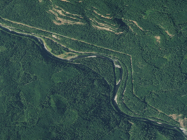 Aerial image of Black Canyon Campground