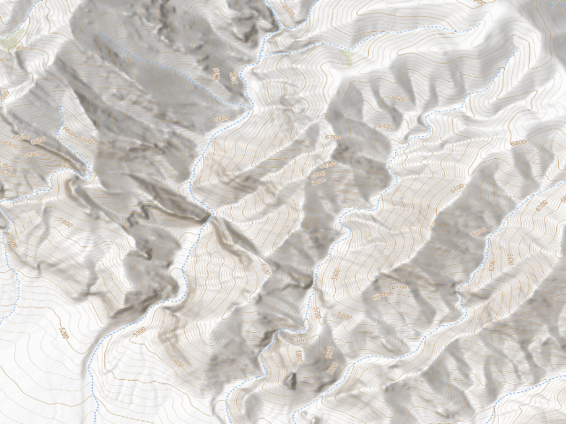 USGS topographic map of Black Canyon (Ii) Wilderness Study Area