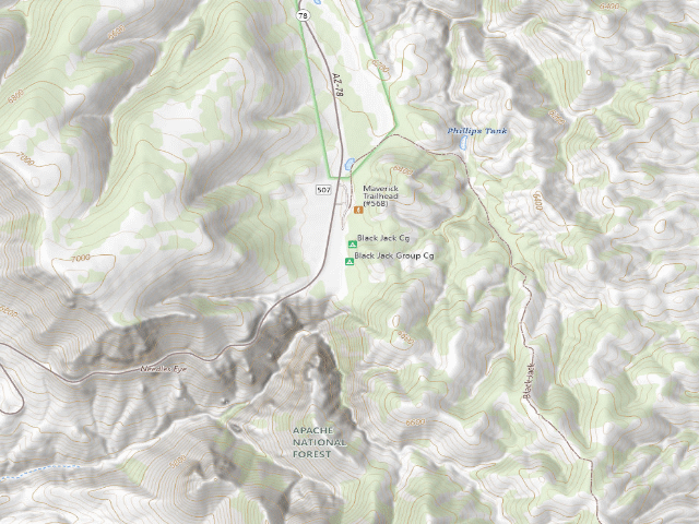USGS topographic map of Black Jack Group Cg