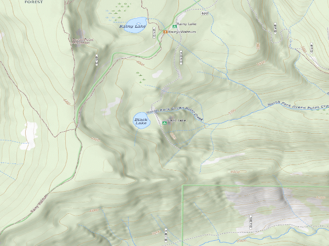 USGS topographic map of Black Lake