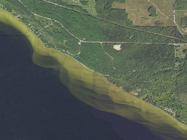 Aerial image of Black Lake State Forest Campground-Lower