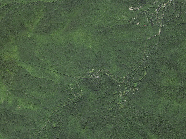 Aerial image of Black Mountain Campground