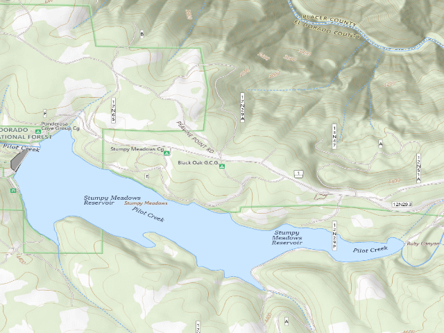 USGS topographic map of Black Oak Group
