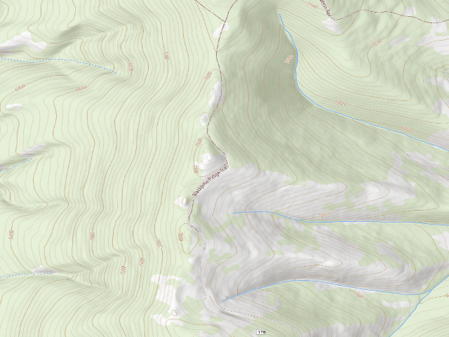 USGS topographic map of Black Pine Ridge-001