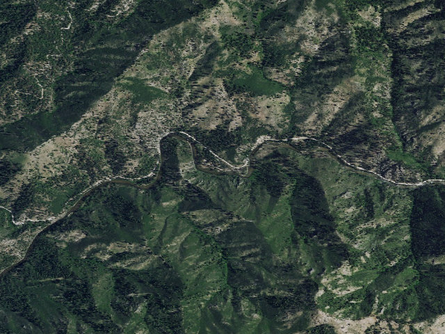 Aerial image of Black Rock Campground