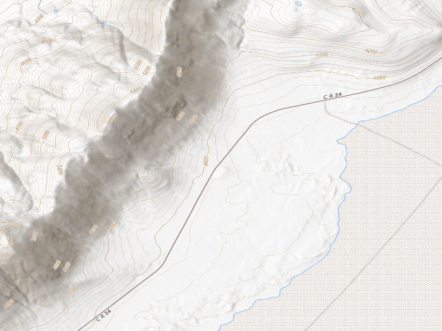 USGS topographic map of Black Rock Desert-High Rock Canyon Emigrant Trails National Conservation Area