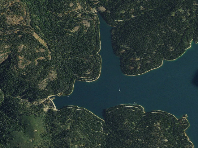 Aerial image of Black Rock Tent(Family Cg)