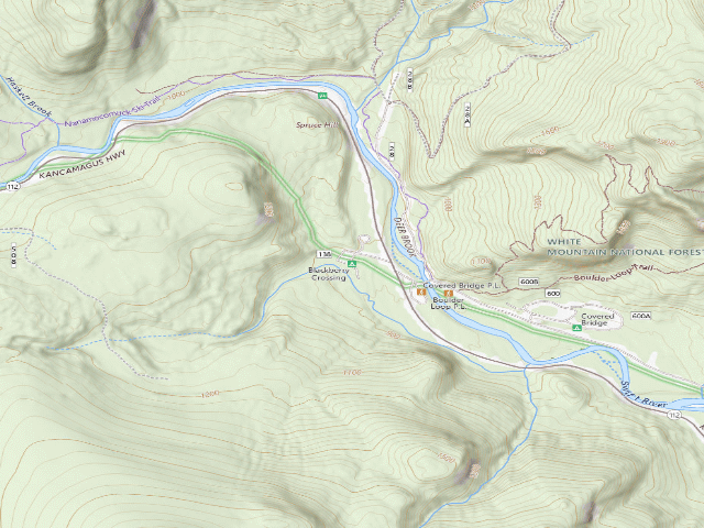 USGS topographic map of Blackberry Crossing