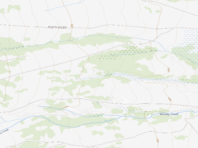 USGS topographic map of Blackleaf WMA