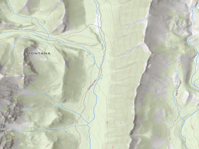 USGS topographic map of Blacktail 002
