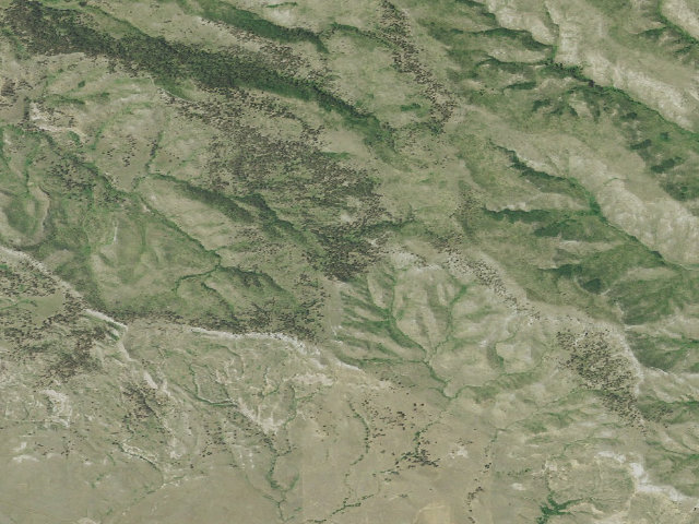 Aerial image of Blacktail Draw Loop