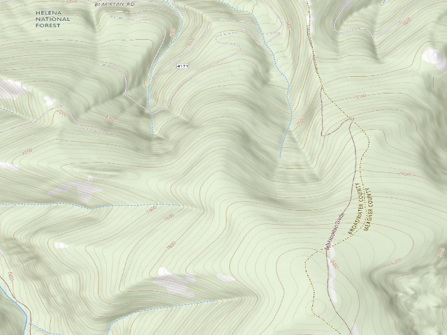 USGS topographic map of Blacktail Rd 4171 005