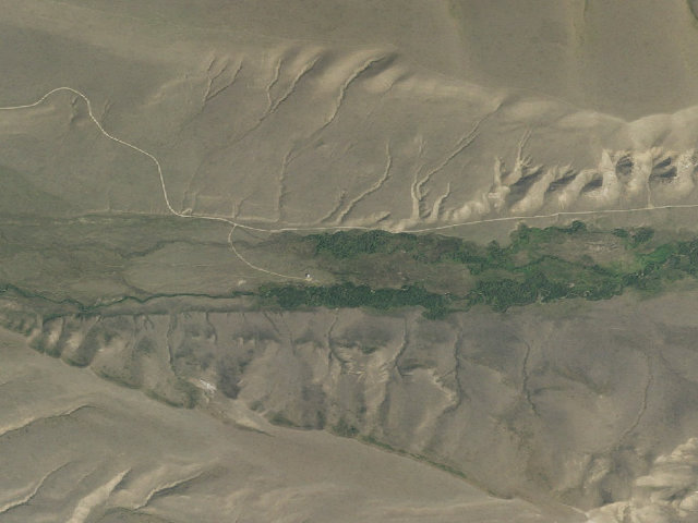Aerial image of Blacktail WMA
