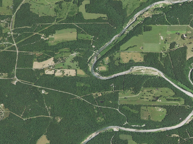 Aerial image of Blair Bridge Access