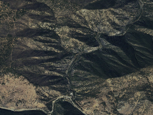 Aerial image of Blind Creek Campground