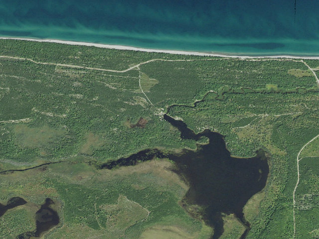 Aerial image of Blind Sucker No.1 State Forest Campground