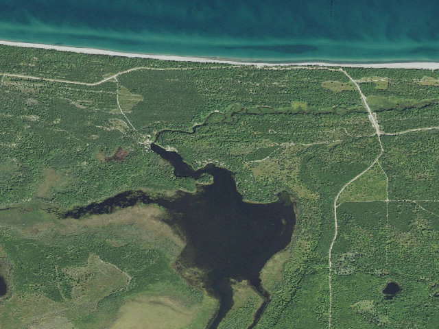 Aerial image of Blind Sucker No. 2 State Forest Campground