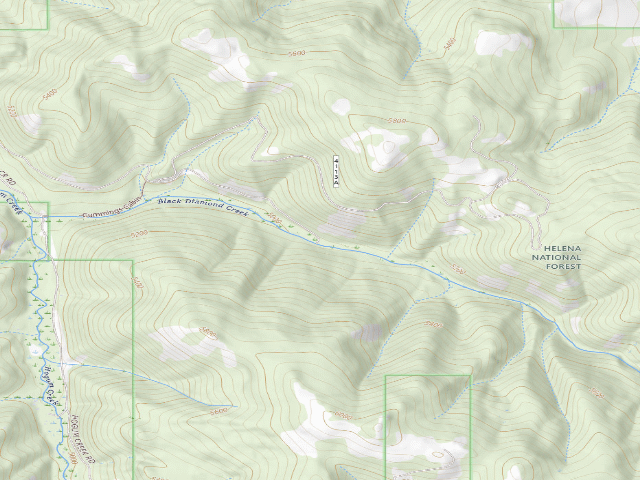 USGS topographic map of Blk  Diamond Crk-Rd 4113-001B