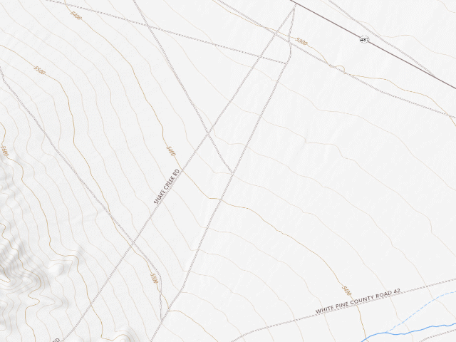 USGS topographic map of BLM Corral