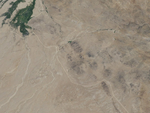 Aerial image of BLM dispersed camp #10 — Inyo County, CA