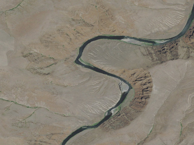 Aerial image of BLM dispersed camp #10 — Sherman County, OR