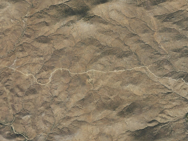 Aerial image of BLM dispersed camp #10 — Yavapai County, AZ
