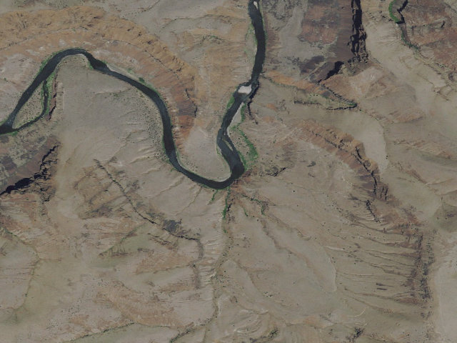 Aerial image of BLM dispersed camp #11 — Sherman County, OR