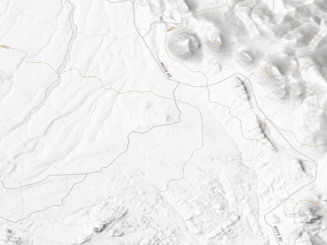 USGS topographic map of BLM dispersed camp #12 — Inyo County, CA
