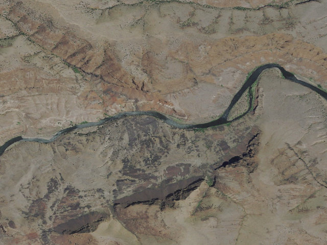 Aerial image of BLM dispersed camp #13 — Gilliam County, OR