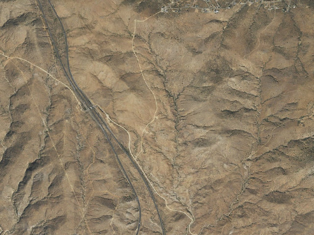 Aerial image of BLM dispersed camp #13 — Yavapai County, AZ