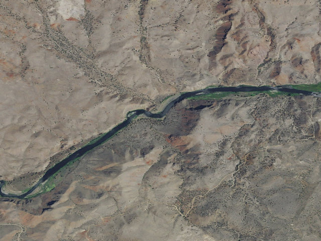 Aerial image of BLM dispersed camp #17 — Wheeler County, OR