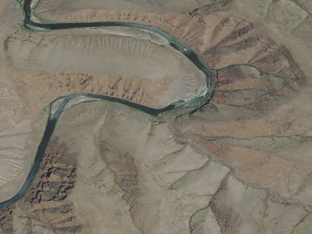 Aerial image of BLM dispersed camp #18 — Gilliam County, OR