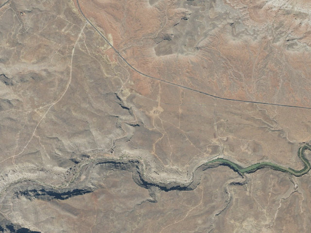 Aerial image of BLM dispersed camp #2 — Washington County, UT