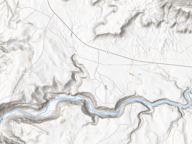 USGS topographic map of BLM dispersed camp #2 — Washington County, UT