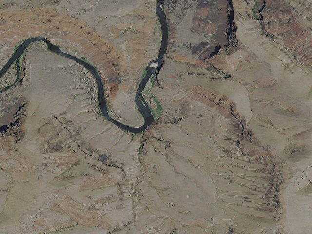 Aerial image of BLM dispersed camp #20 — Gilliam County, OR
