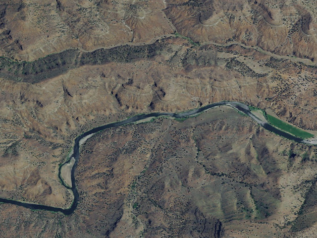 Aerial image of BLM dispersed camp #21 — Wheeler County, OR