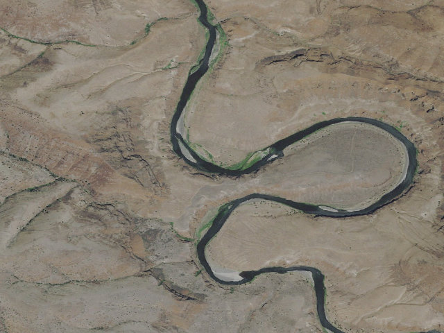 Aerial image of BLM dispersed camp #25 — Gilliam County, OR