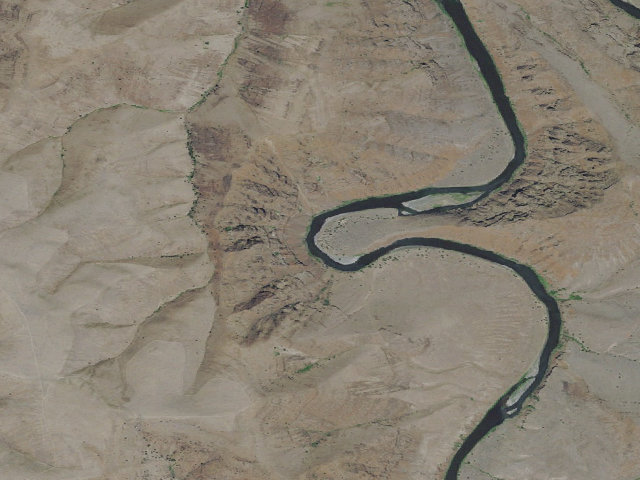 Aerial image of BLM dispersed camp #3 — Gilliam County, OR