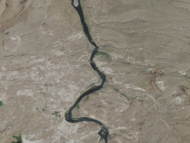 Aerial image of BLM dispersed camp #3 — Wasco County, OR