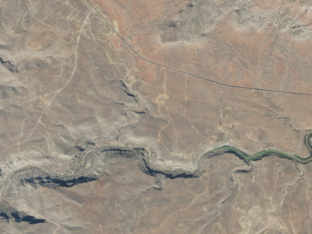 Aerial image of BLM dispersed camp #3 — Washington County, UT
