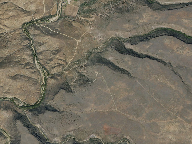 Aerial image of BLM dispersed camp #3 — Yavapai County, AZ