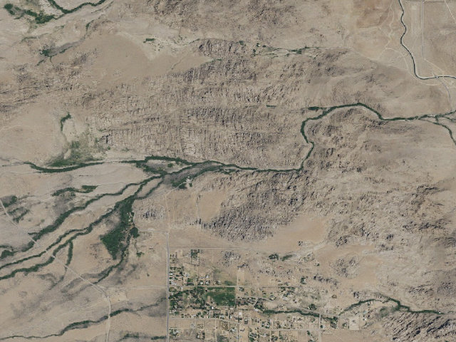 Aerial image of BLM dispersed camp #4 — Inyo County, CA