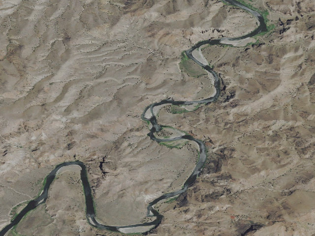 Aerial image of BLM dispersed camp #4 — Wheeler County, OR