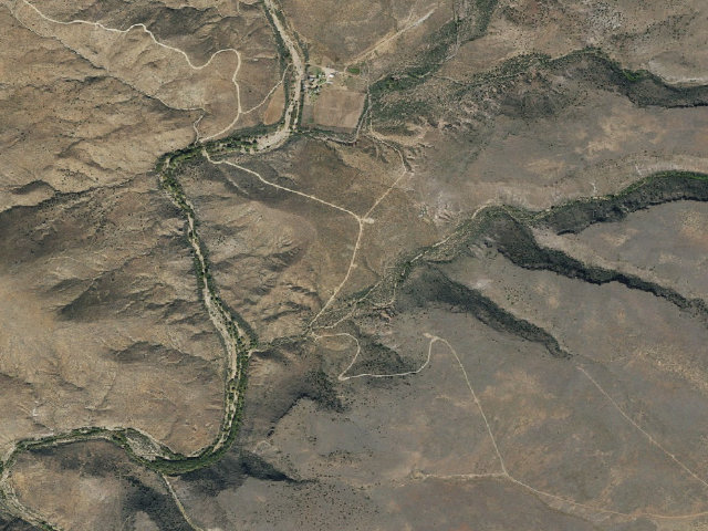 Aerial image of BLM dispersed camp #4 — Yavapai County, AZ