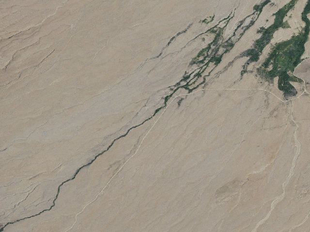 Aerial image of BLM dispersed camp #5 — Inyo County, CA