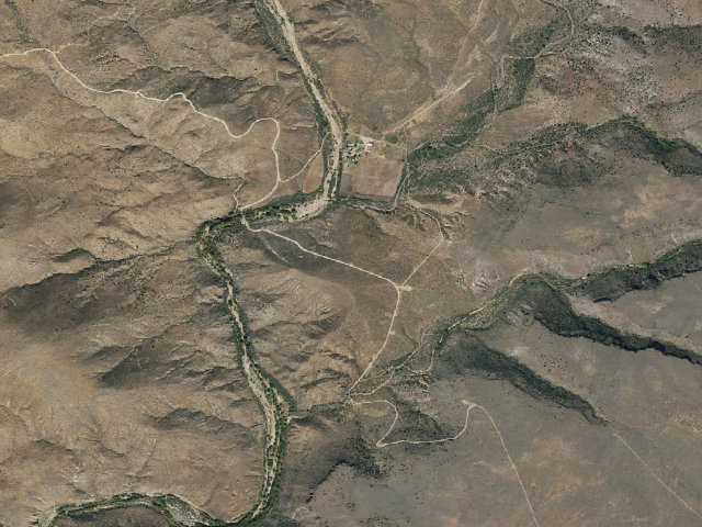 Aerial image of BLM dispersed camp #5 — Yavapai County, AZ