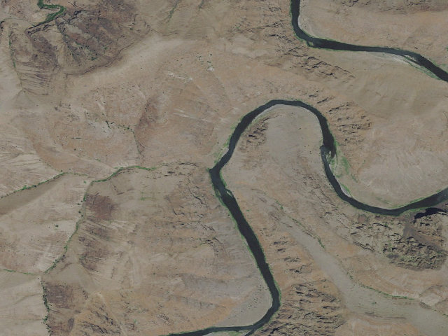Aerial image of BLM dispersed camp #6 — Gilliam County, OR