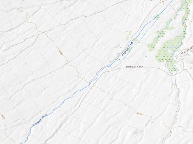 USGS topographic map of BLM dispersed camp #6 — Inyo County, CA