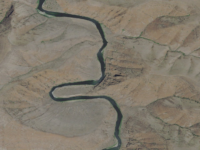 Aerial image of BLM dispersed camp #6 — Sherman County, OR